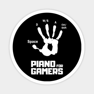 Piano for Gamer WASD Gaming buttons fingers gift Magnet